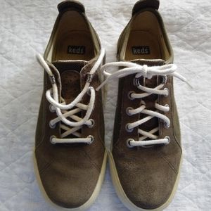 Women's Suede & Canvas Keds Sneakers